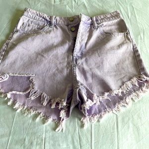 Cute lavender cut off shorts from Target.